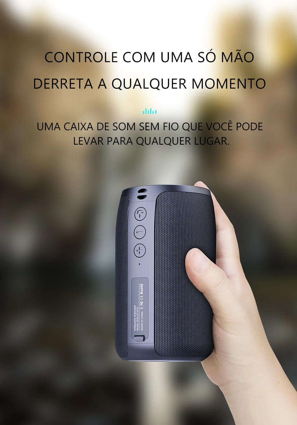 ZEALOT S32 10W Bluetooth Sound Box, 1800mAh