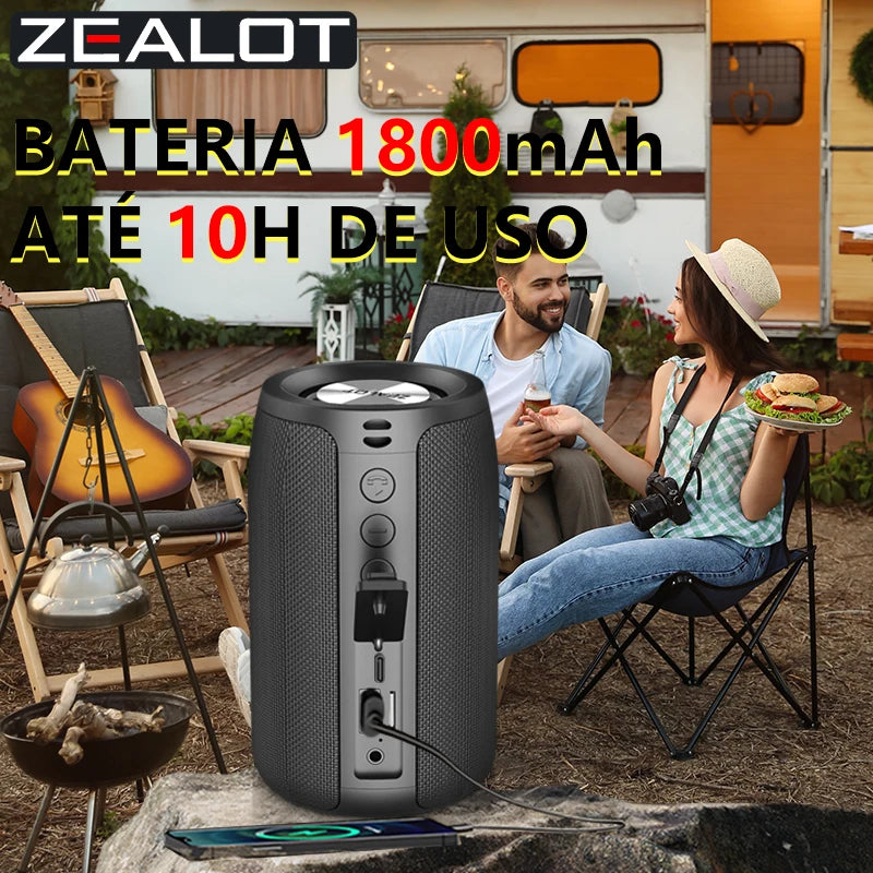 ZEALOT S32 10W Bluetooth Sound Box, 1800mAh