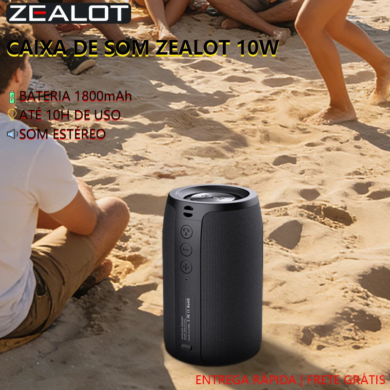 ZEALOT S32 10W Bluetooth Sound Box, 1800mAh