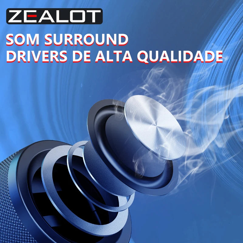 ZEALOT S32 10W Bluetooth Sound Box, 1800mAh