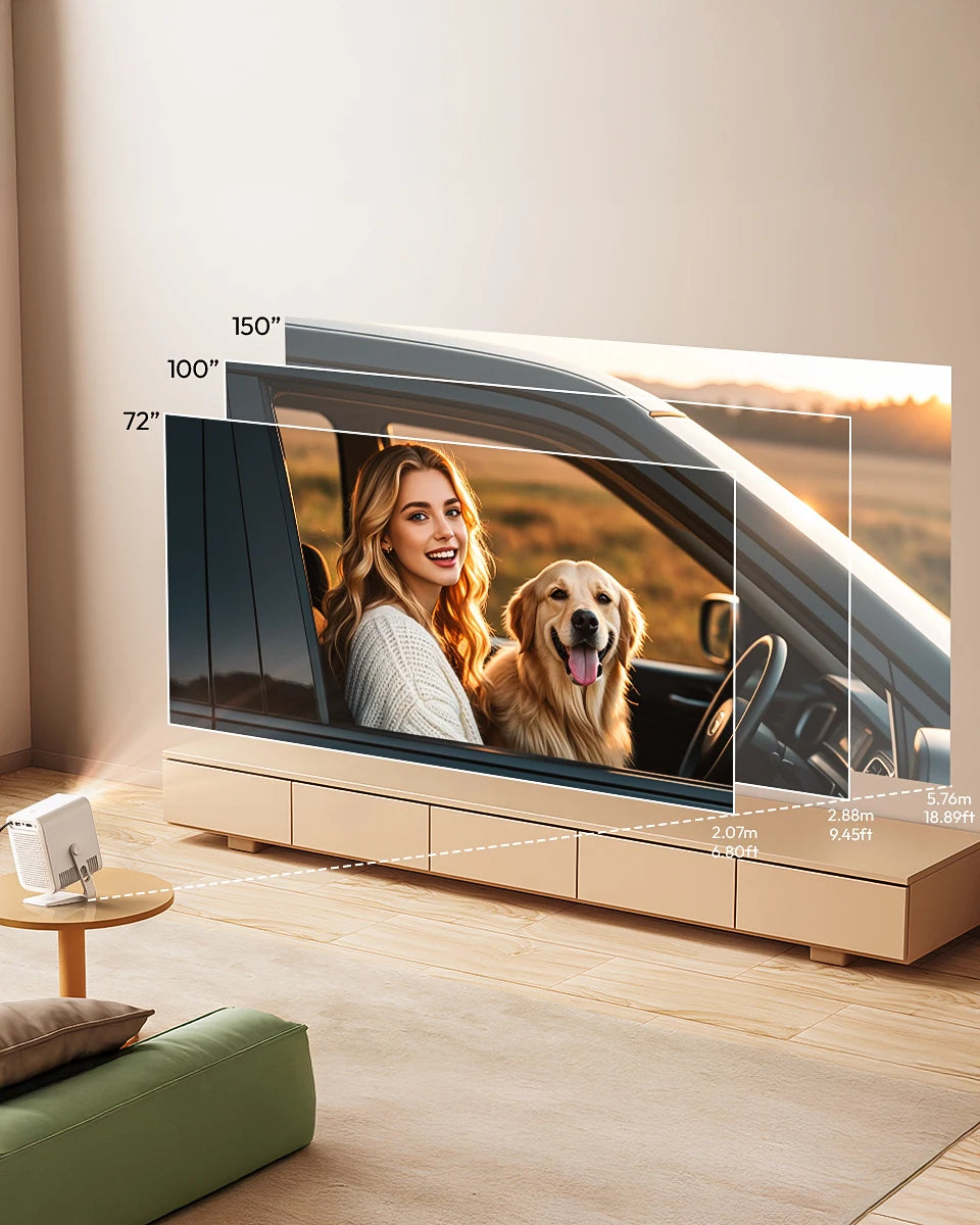 Projetor Portátil Vevshao A15 Smart