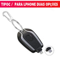 Power Bank Chaveiro 1500mAh Mini