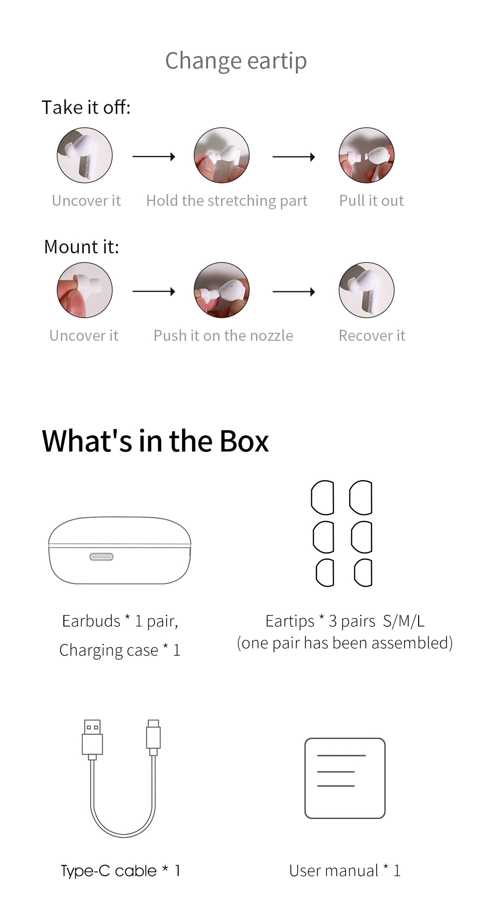 Earpod QCY HT05 Active Noise Cancelling