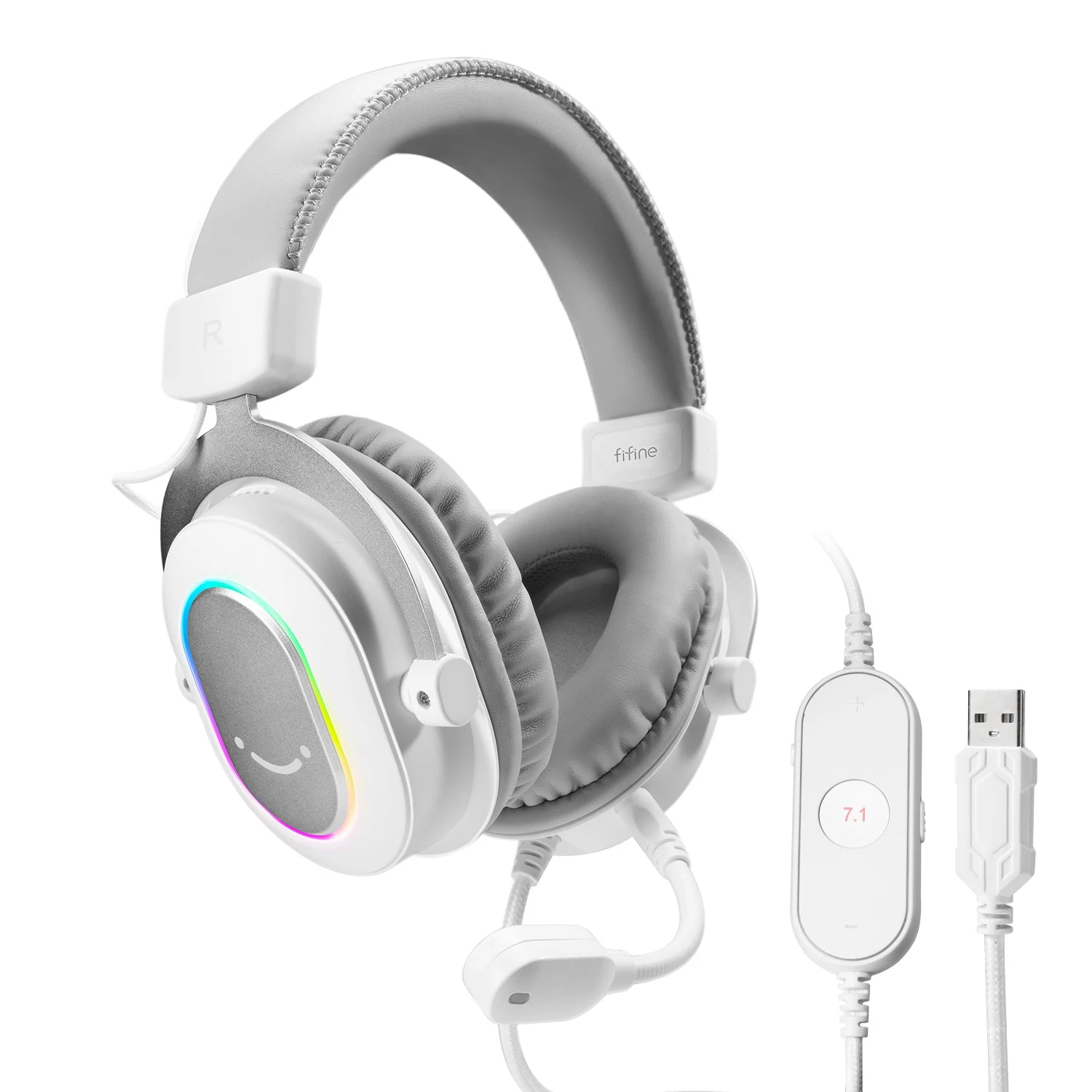 Fifine Dynamic RGB Gaming Headset 7.1 Surround