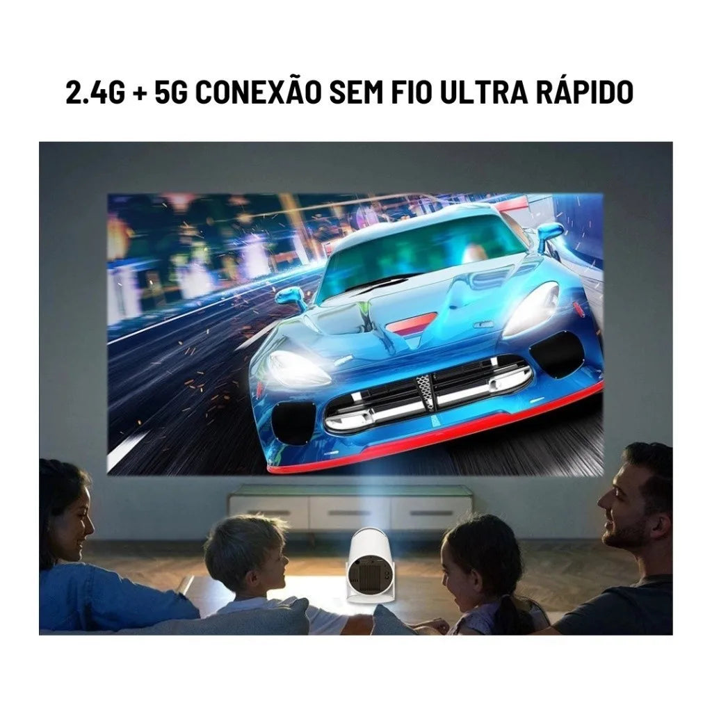 Projetor Portátil Hd 150 Polegadas 4K