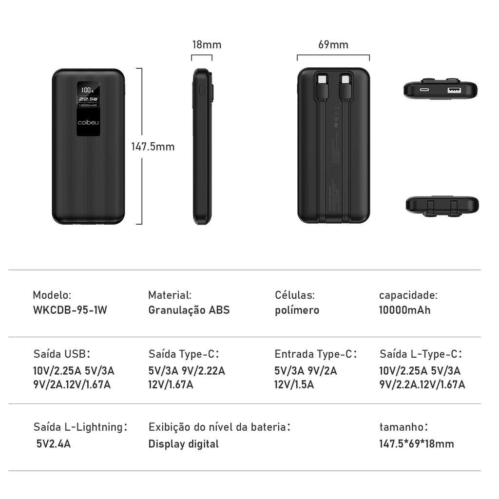 Power Bank 10000/20000 mAh