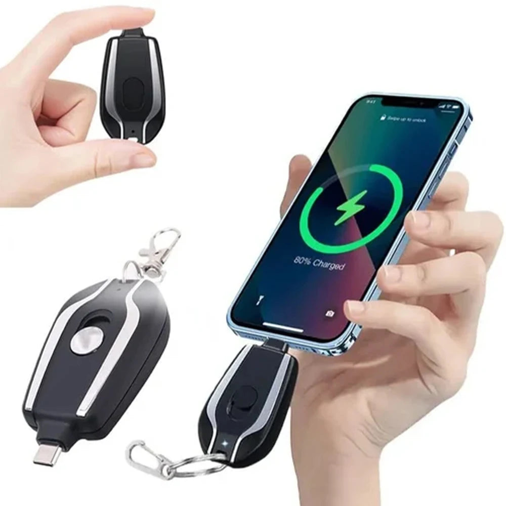 Power Bank Chaveiro 1500mAh Mini