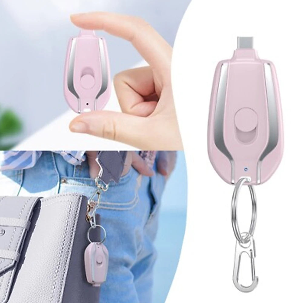 Power Bank Chaveiro 1500mAh Mini