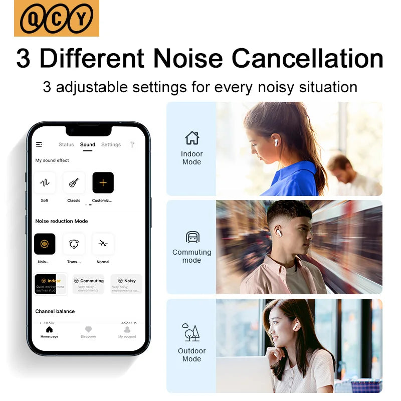 Earpod QCY HT05 Active Noise Cancelling
