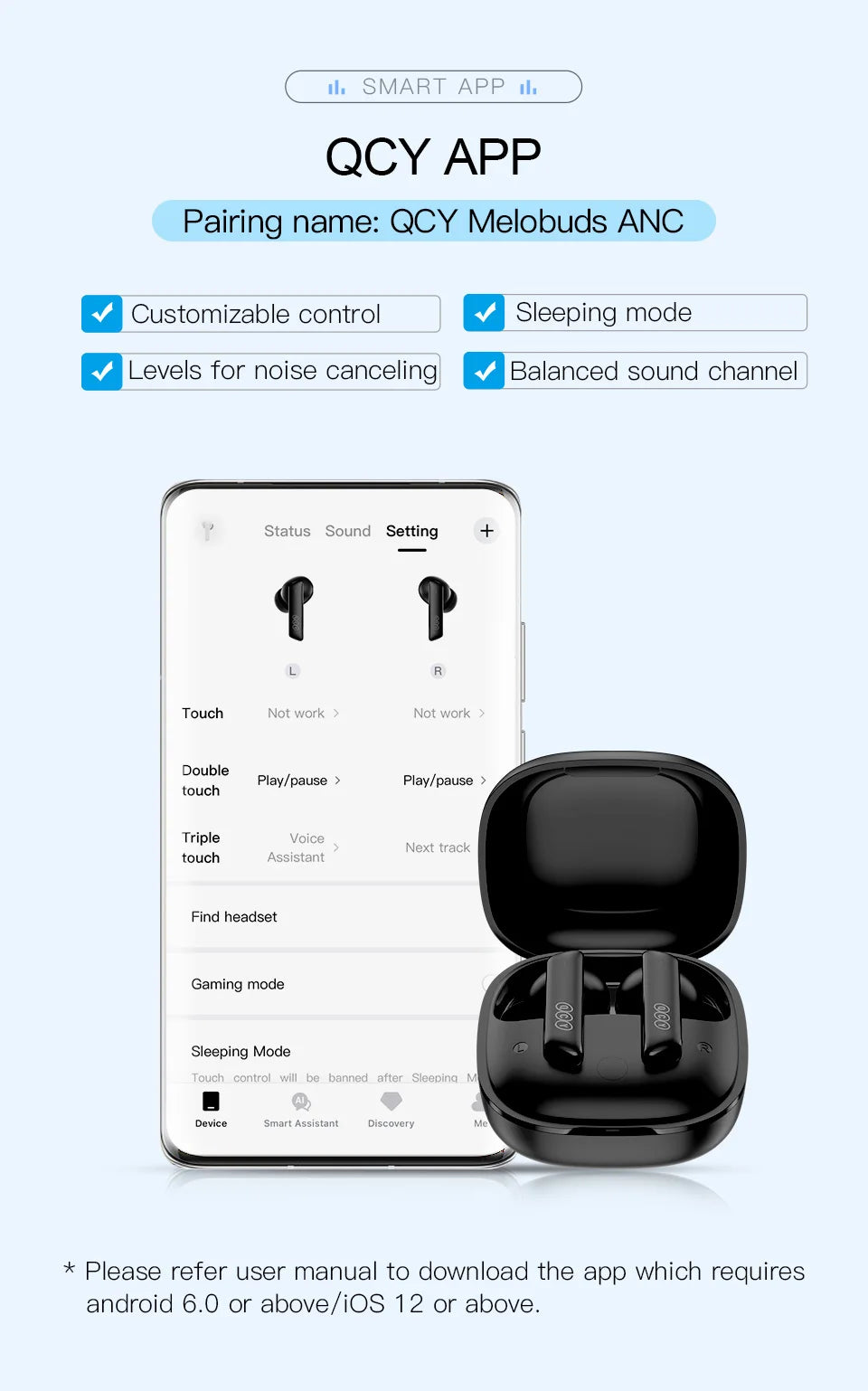 Earpod QCY HT05 Active Noise Cancelling