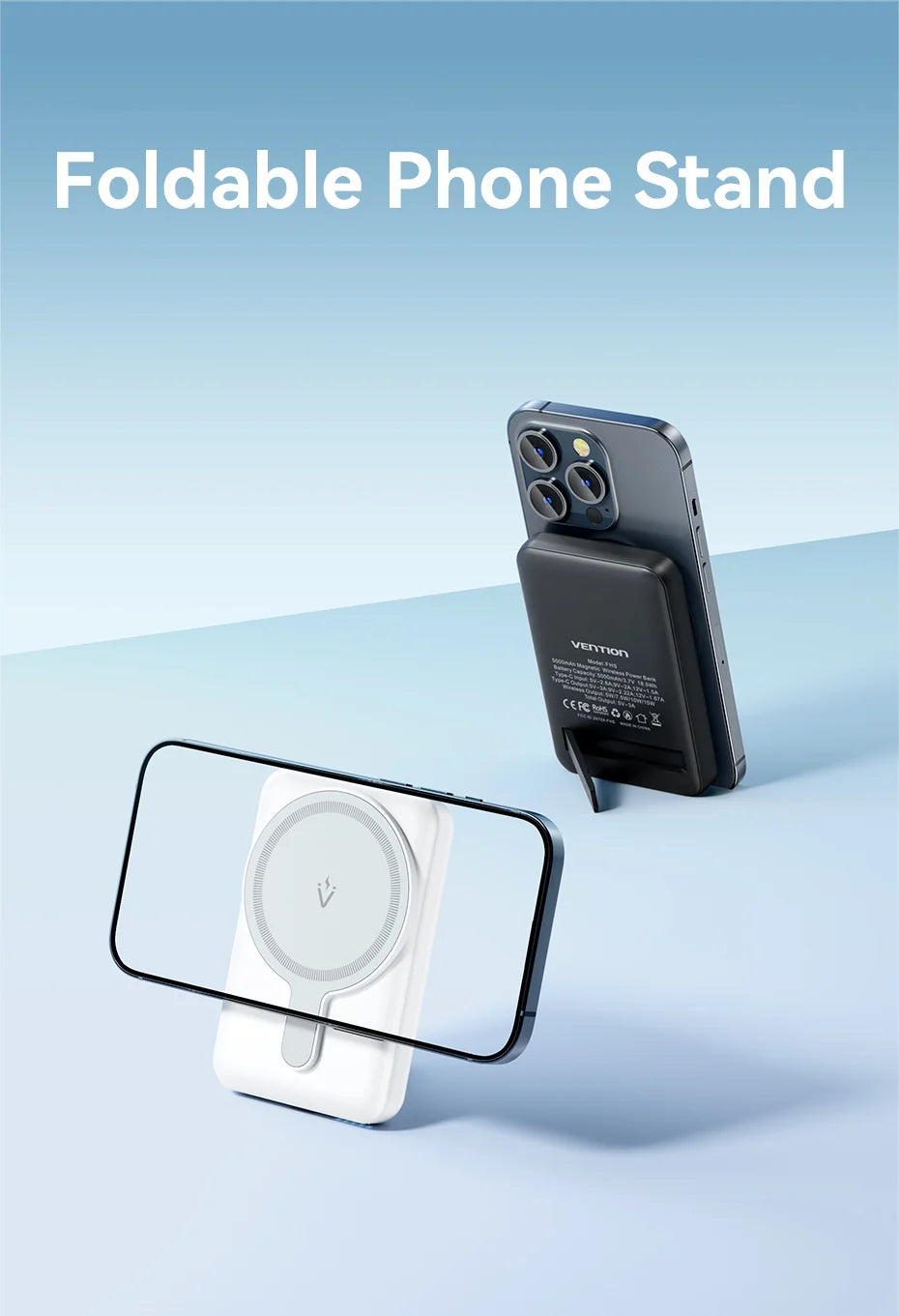 Vention BR 5000mAh Power Bank 15w Magnetic