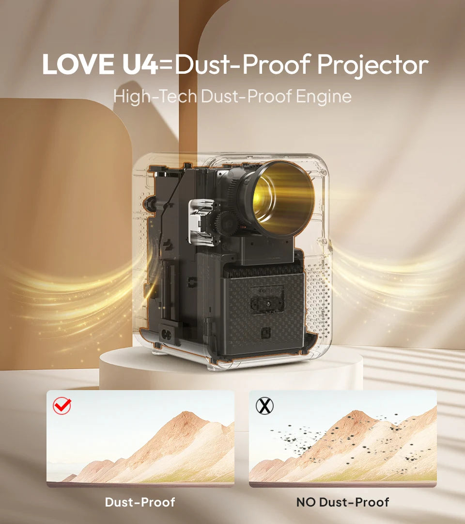 Projetor 4K BYINTEK LOVE U4