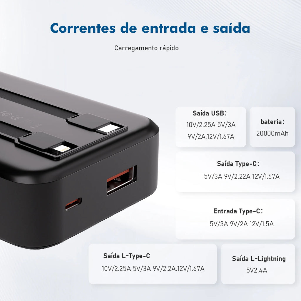 Power Bank 10000/20000 mAh