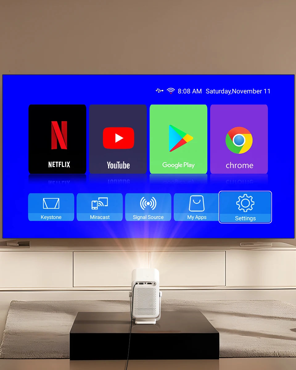 Projetor Portátil Vevshao A15 Smart