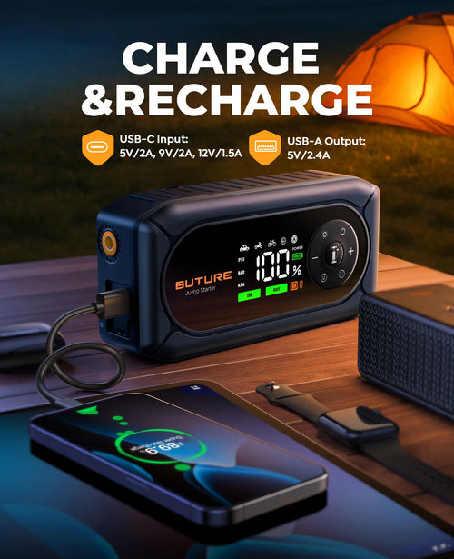 BUTURE 5500A Car Jump Starter Power Bank 18W