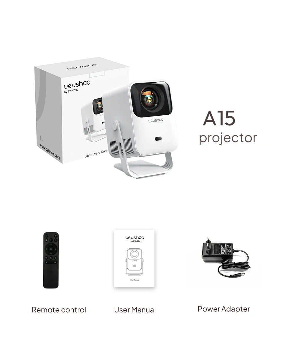 Projetor Portátil Vevshao A15 Smart